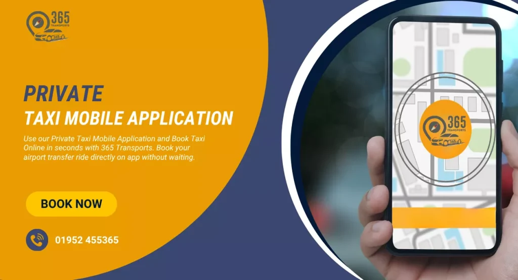 Private Taxi Mobile Application | Book Taxi Online with 365 Transports