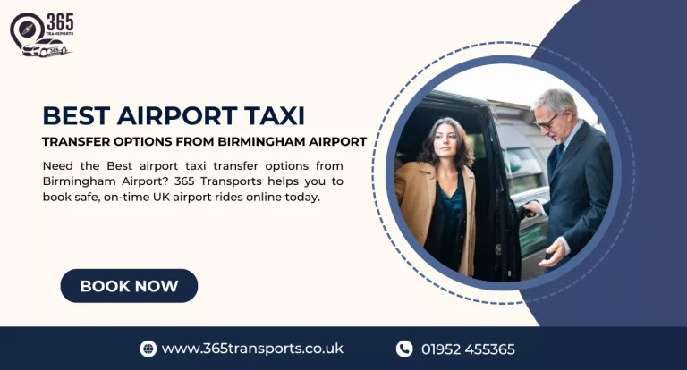 Best airport taxi transfer options from Birmingham Airport | 365 Transports