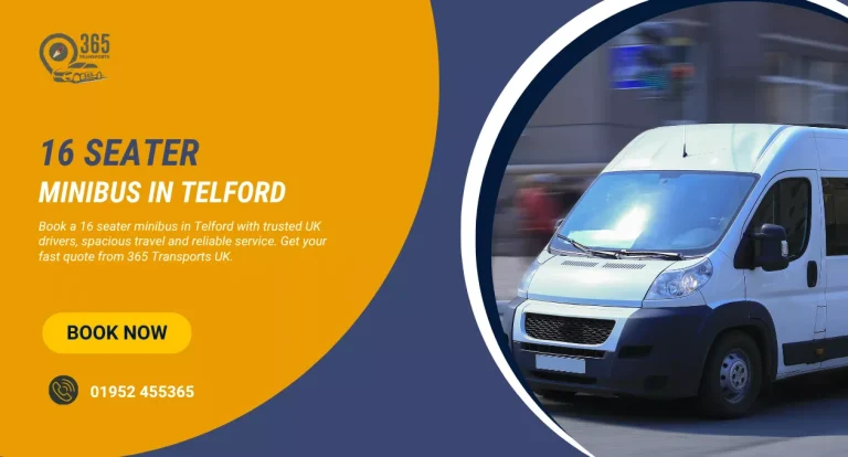 16 Seater Minibus in Telford | 365 Transports UK