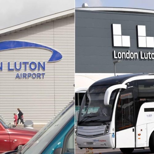 taxi from telford to luton airport