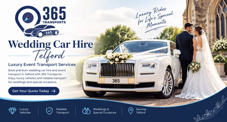 Wedding Car Hire Telford | Luxury Event Transport Services