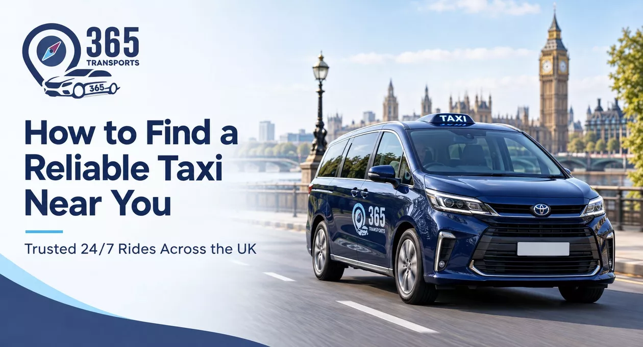How to Find a Reliable Taxi Near You | 365Transports UK