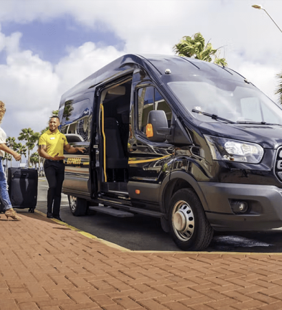 Top-rated airport shuttle